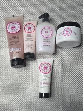 New Perlier 5 Piece Melograno 100% Orangic Pomegranate Bath & Body Set